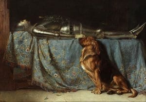 Briton-Riviere-Grieving-dog-painting