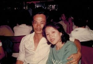 T.Van và vợ Kim-Oanh